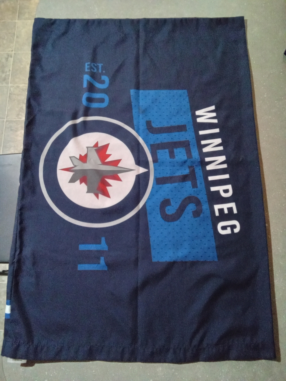 NHL Winnipeg Jets Navy and White Beach Towel